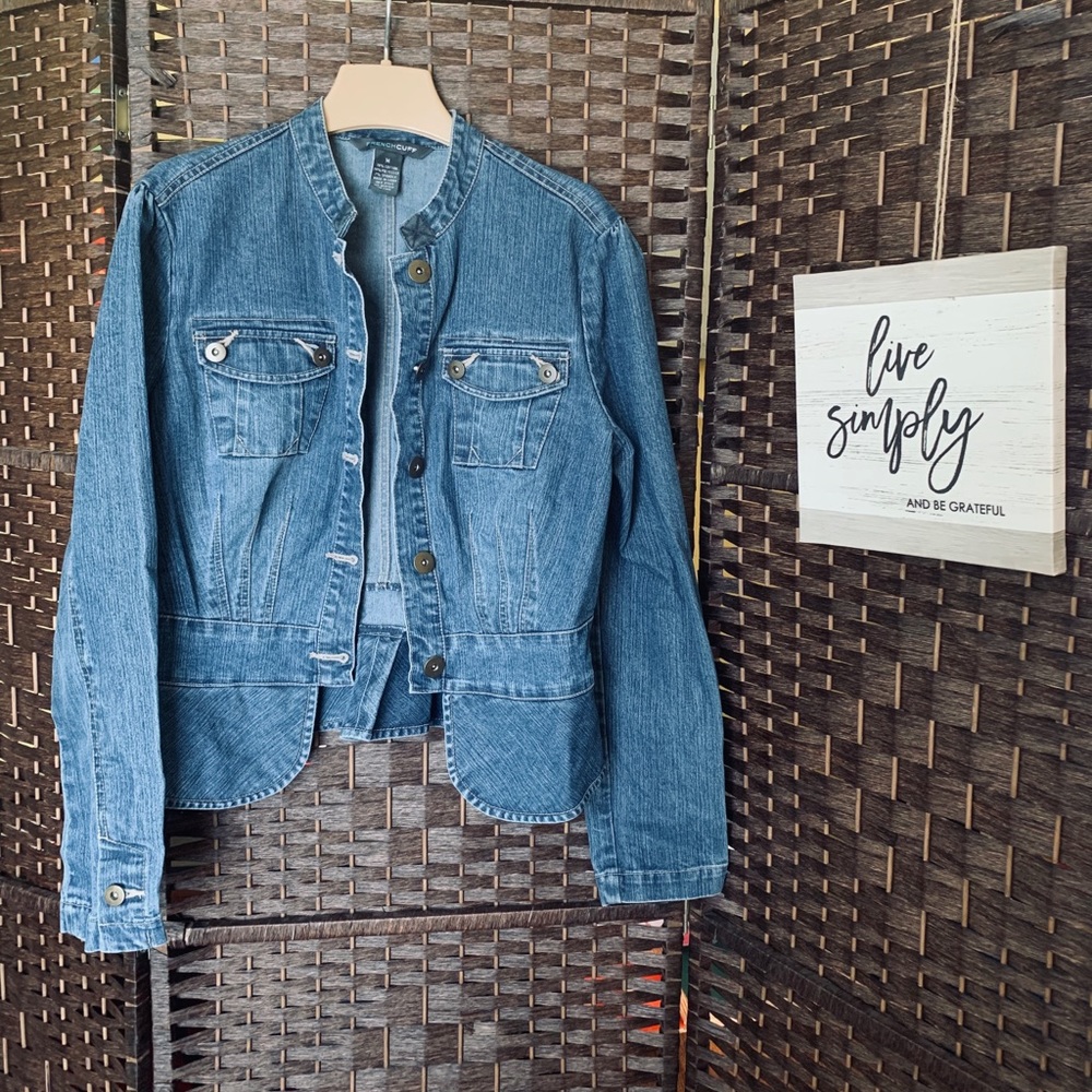 Jean Jacket w/ Peplum